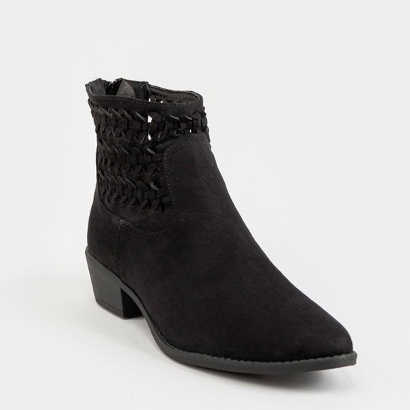 Qupid black boots - Picture 1 of 8